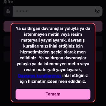 Haksız Ban Nedeniyle Mağduriyet