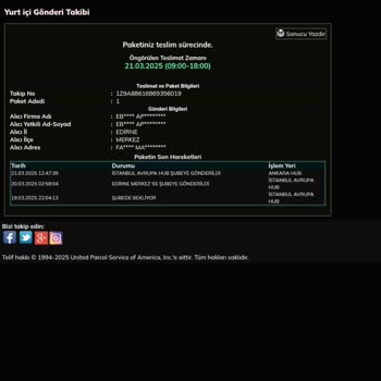 Bershka Ve UPS Türkiye'nin Sorumluluk Eksikliği Mağduriyet Yaratıyor