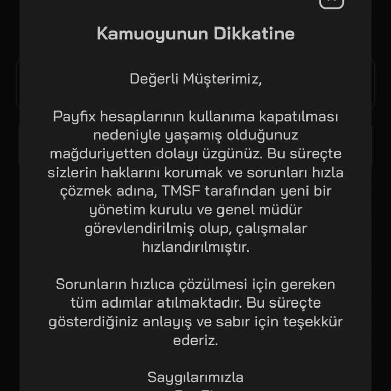 Payfix: Müşteri Güvenini Zedeleyen Sorunlar