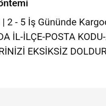 Yanıltıcı Kargo Süresi Ve İletişim Sorunları