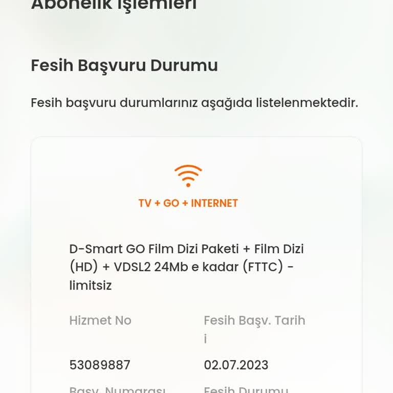 DSmart Abonelik İptalinde Zorluk Ve Hizmet Kalitesi Sorunu