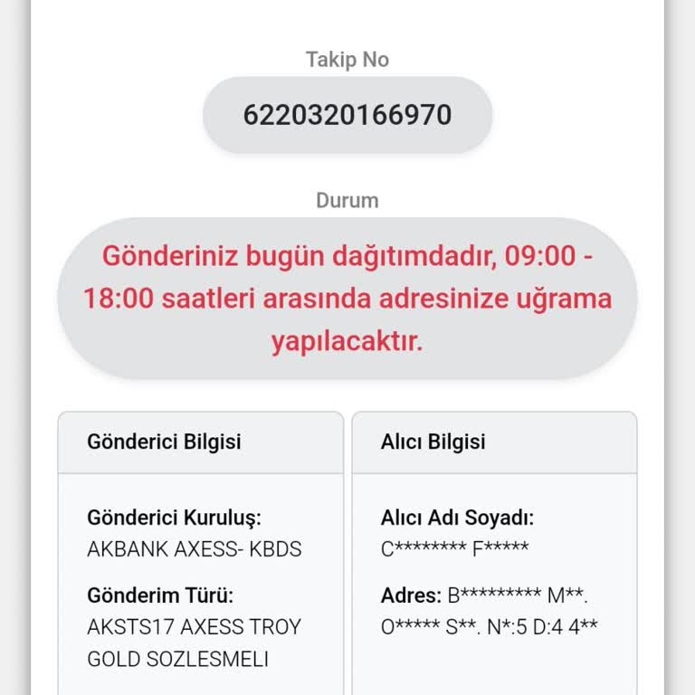 Kuryenet Darıca: Kredi Kartı Teslim Edilemiyor, Müşteri Hizmetleri Ulaşılamıyor