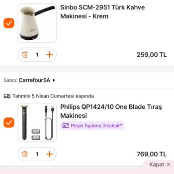 Erken Bitirilen İndirim Kampanyası Hakkında Bilgi Talebi