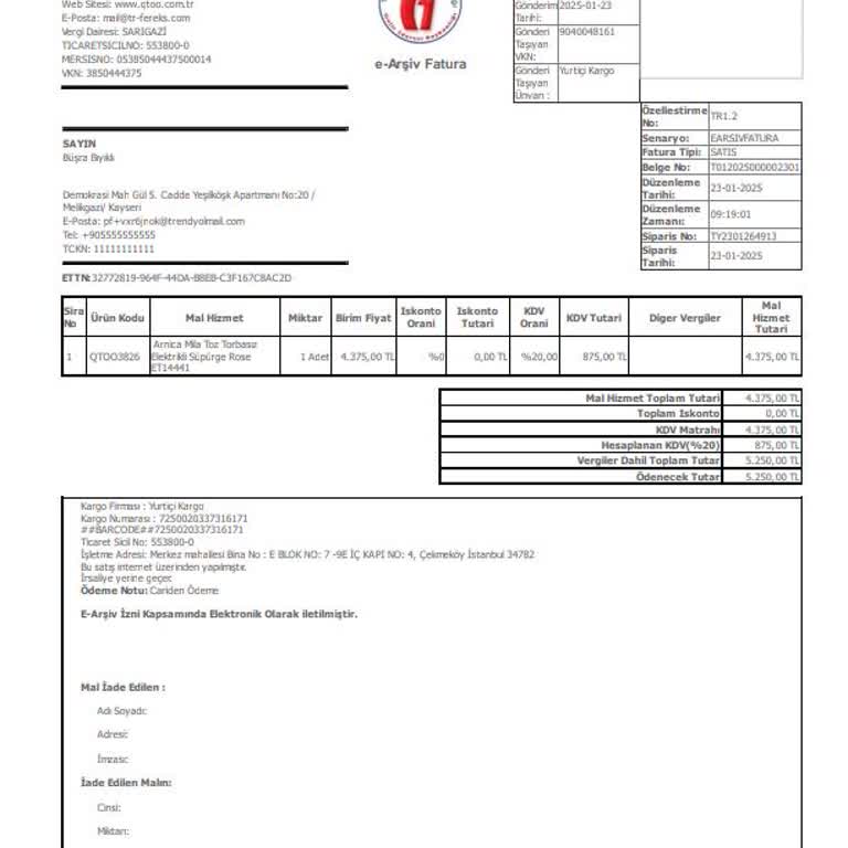Yeni Alınan Süpürgede Toz Kokusu Sorunu Ve İade Talebi