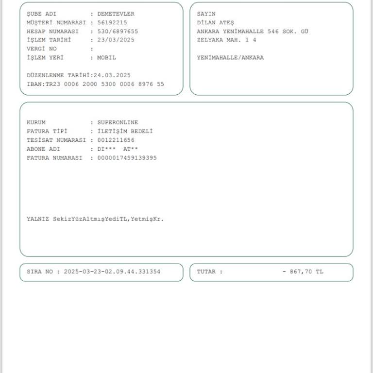 Ödenen Faturaya Rağmen İnternet Erişimi Sağlanamıyor