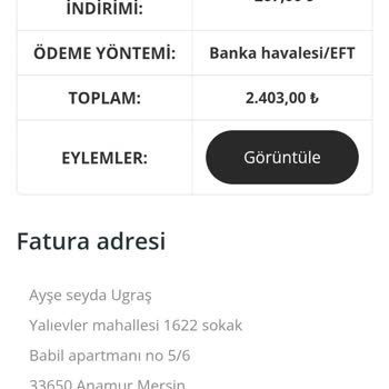 Kedi Maması Siparişi Teslimat Sorunu