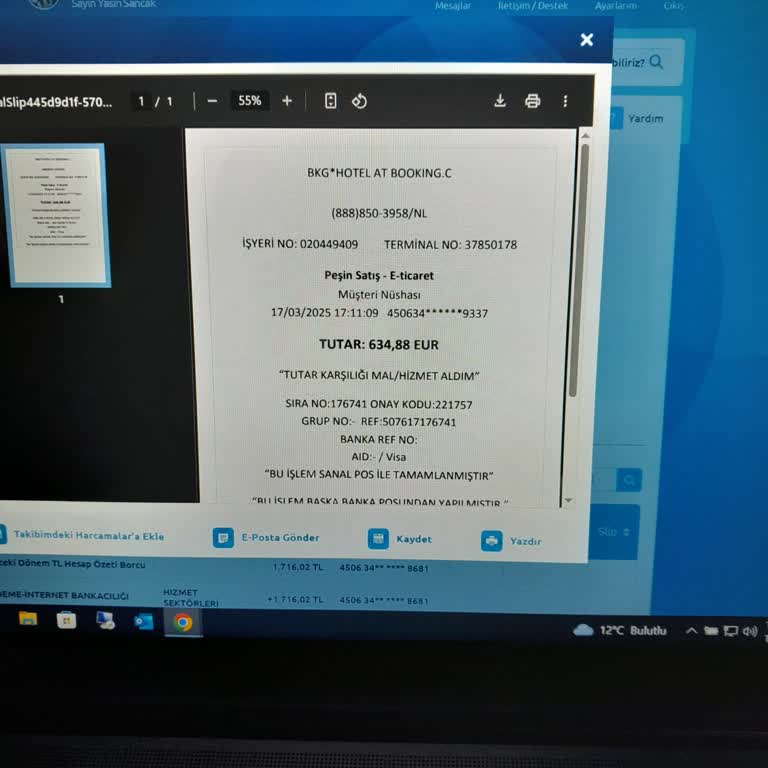 Yetersiz Güvenlik Önlemleriyle Kartımdan İzinsiz İşlem