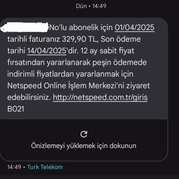 Yavaş İnternet Hızı Ve Yüksek Fatura Şikayeti