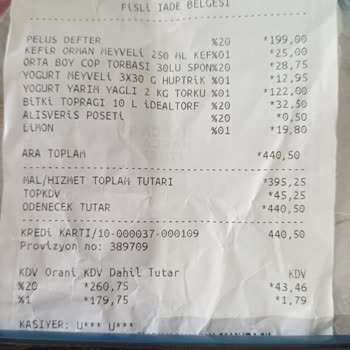 Yanıltıcı Etiketler Ve Fiş Hataları