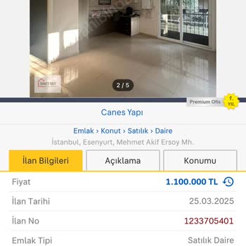 Sahibinden Yanıltıcı İlan ve Sahte Daire Şüphesi