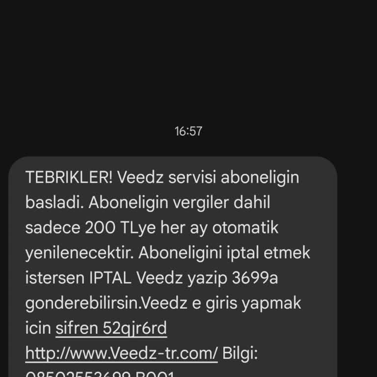 Veedz-tr.com Haksız Abonelik Ücreti Ve Türk Telekom'un Sorumluluğu