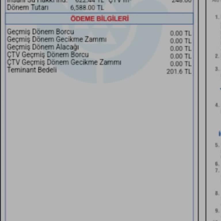 Aşırı Yüksek Su Faturası Şoku