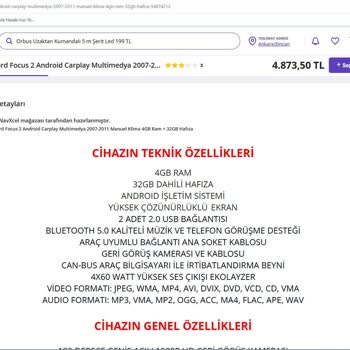 Yanlış Ürün Teslimatı Ve Satıcıdan Yanıltıcı Bilgi