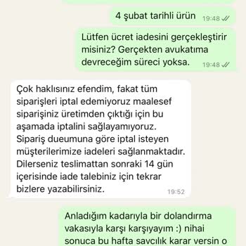 Gloffy'den Sipariş Teslim Edilemedi, İade Süreci Sorunlu