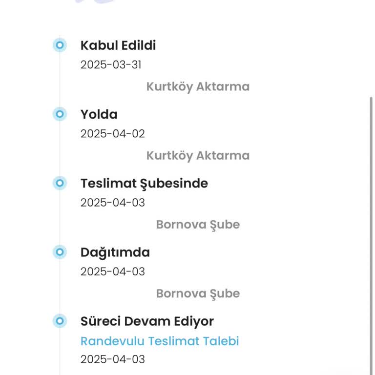 Randevulu Teslimat Sorunu Ve Geciken Sipariş