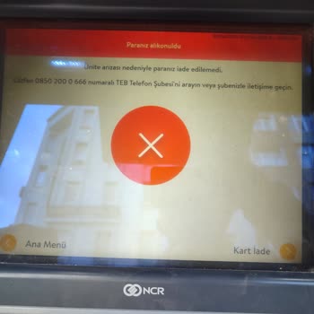 TEB ATM'si Paramı Alıkoydu, Mağduriyetim Giderilmiyor