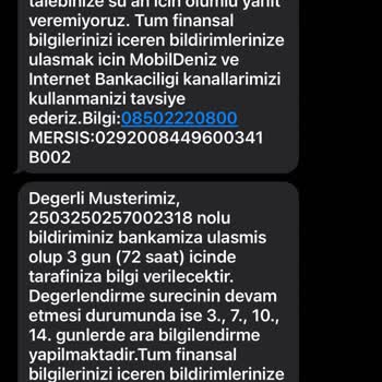 Denizbank'ta EFT Sorunu Ve İlgisizlik