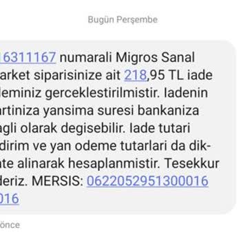 Sipariş İptali Ve Eksik İade Sorunu