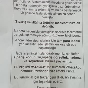 Trendyol'dan Gelen Boş Kargo Şoku