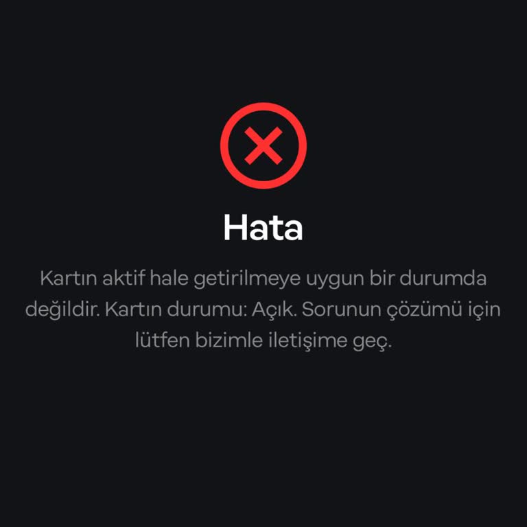 Papara Kartım Açık Ama Kullanamıyorum: Hata Mesajı Ve Çözüm Beklentisi