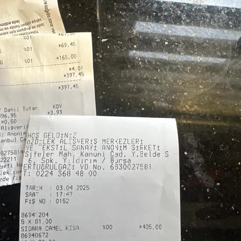 Özdilek AVM Mağazasında Sigara ve Ekmek Krizi