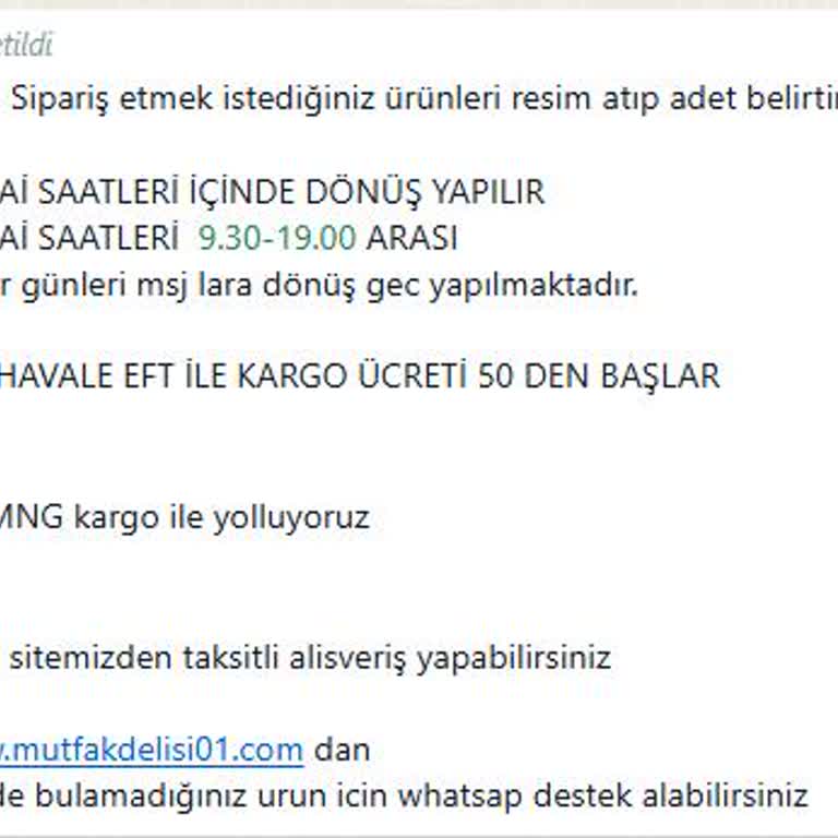 Sipariş Verdim Ses Yok: Mutfak Delisi 01 Sorunu