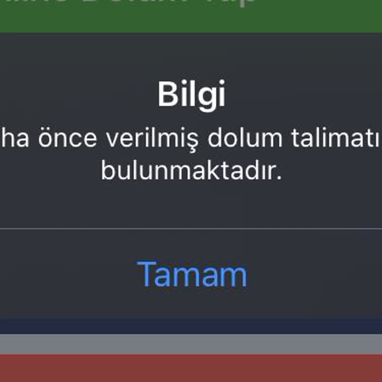 Antalyakart Dolum Talimatı Sorunu