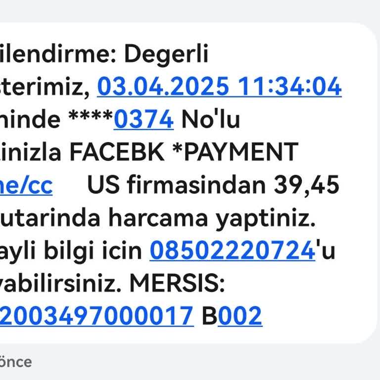 Facebook Payment Us Üzerinden İzinsiz Para Çekimi