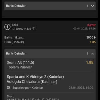 Kulisbet Basketbol Maçı Bahsinde Haksız Uygulama Ve Kayıp