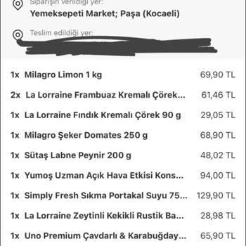 Yemeksepeti Market'ten Gelen Küflü Ve Ezilmiş Ürünler
