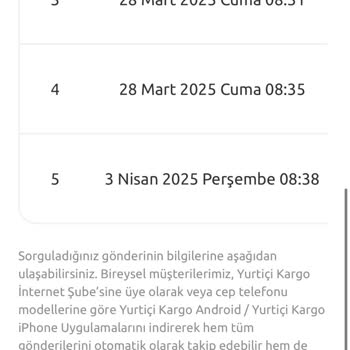 Yurtiçi Kargo Teslimatta İletişim Sorunu ve Yanlış İade Kararı