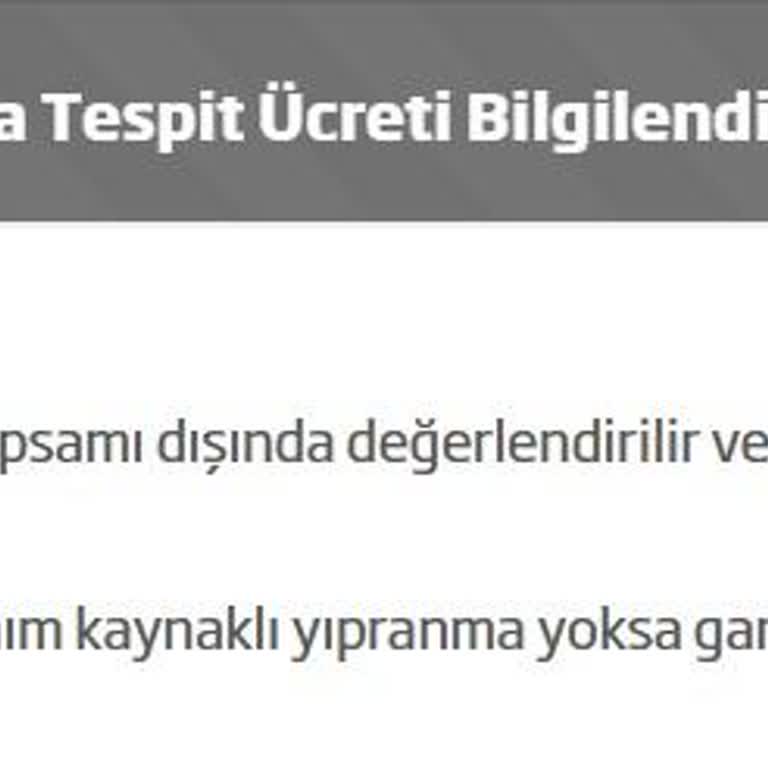 Garanti Kapsamında Arıza Tespiti Ücreti Adaletsizliği