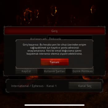 Royale 2'de E-posta Doğrulama Sorunu