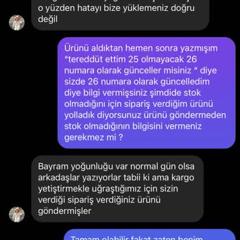 Yanlış Numara Gönderimi Ve Müşteri Memnuniyetsizliği