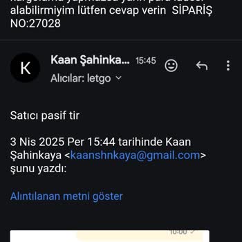 Letgo'da İade Sorunu Ve Cevapsız Müşteri Hizmetleri