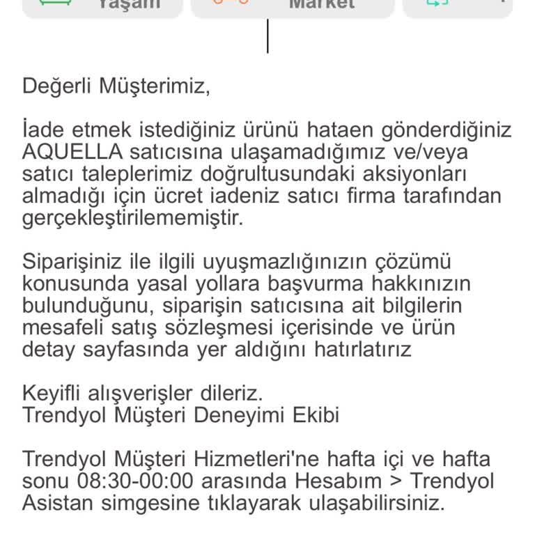 Trendyol'da İade Sürecinde Sorunlar Ve İletişim Eksikliği