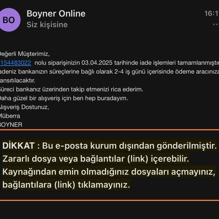 Stokta Olmayan Ürün İçin Bekletildim Ve İade Edildim