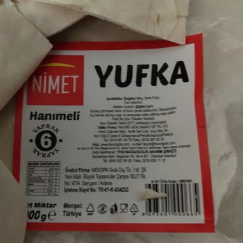 Yufka Kalitesi Hayal Kırıklığı Yarattı