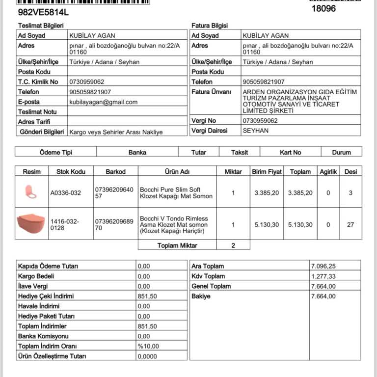 Klozet Siparişimde Yaşadığım Teslimat Sorunu