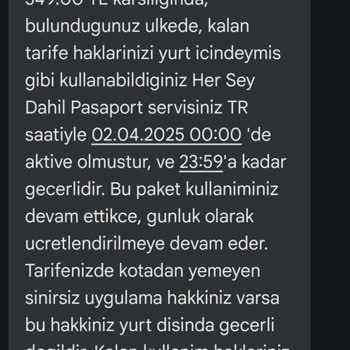 Yanlışlıkla Aktif Edilen Yurt Dışı Paketleri Ve İade Sorunu