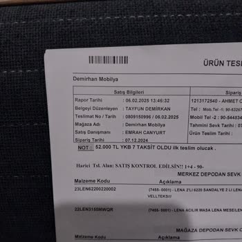 Sandalye Teslimatında Uzayan Bekleyiş