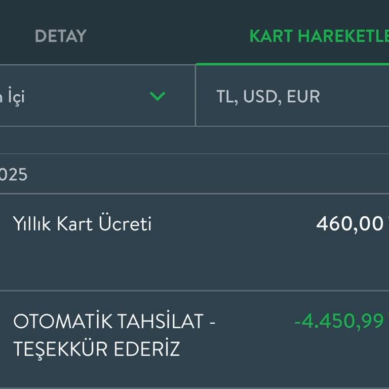 TEB Kartımdan Alınan Haksız Yıllık Ücretin İadesi Talebi