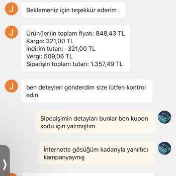 Yanıltıcı Kupon Ve İletişim Eksikliği