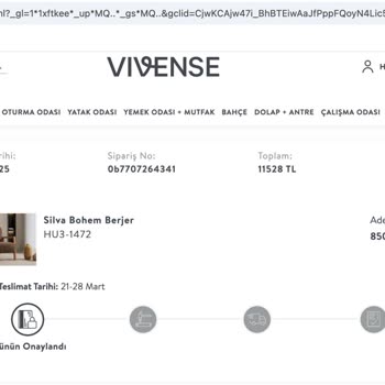 Vivense'den Zamanında Teslim Edilmeyen Ürünler Ve Haksız Kesinti Sorunu