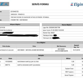 Geciken Musluk İadesi Ve İletişim Sorunu