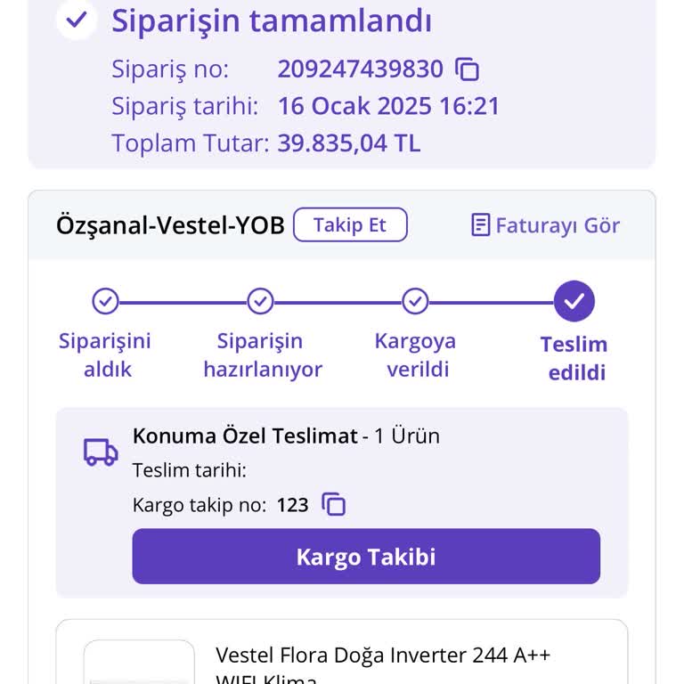 Vestel Klima Montaj Sorunu Ve Sürekli Arıza