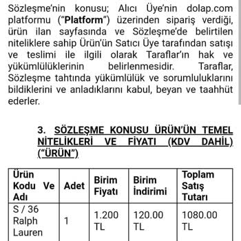 Eksik Ürün Ve Yanıltıcı Kargo Bilgisi Sorunu