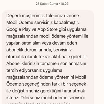 Vodafone Pay Üzerinden Onaysız Mobil Ödeme Ücretlendirmesi