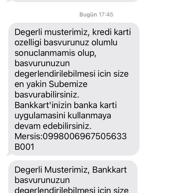 Kredi Kartı Onayı Ama Limit Yok!