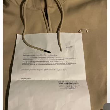 Oakley Hoodie İlk Kullanımda Hayal Kırıklığı Yarattı